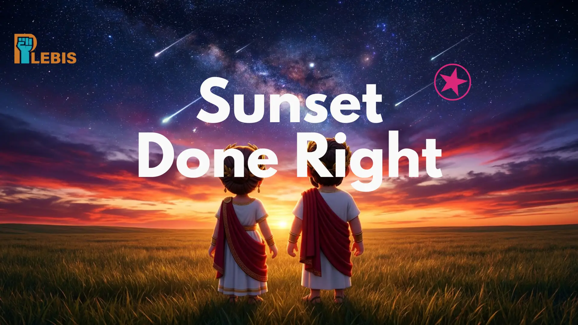 Plebis Blockchain Governance Stargaze Sunset